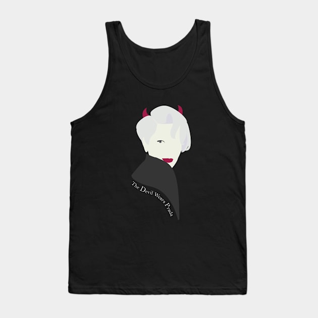 Miranda Priestly  The Devil Wears Prada Tank Top by GalleryArtField